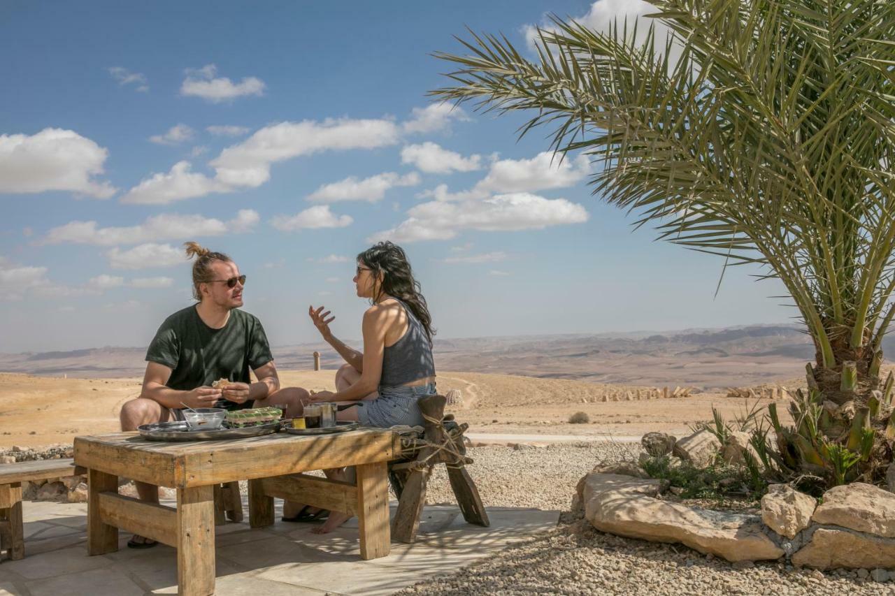 Desert Shade Camp חוות צל מדבר ميتزبي رامون المظهر الخارجي الصورة